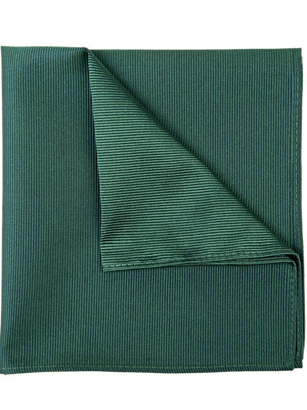Pochet zijde streep groen